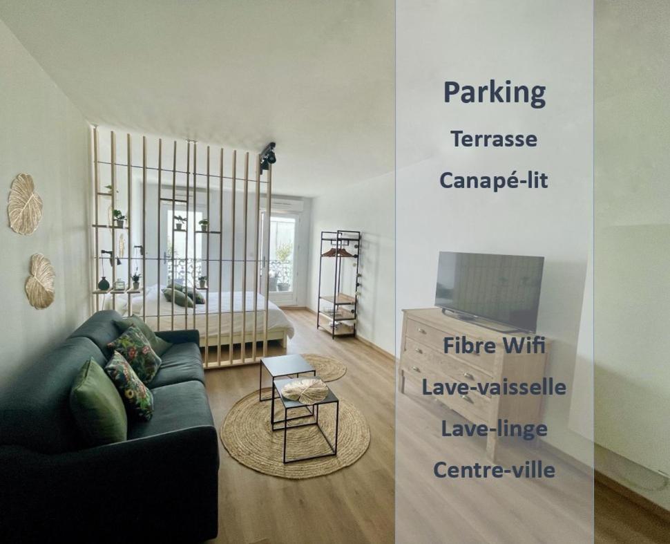 Alp Chartres - Grand Studio Avec Terrasse Et Parking Exteriér fotografie